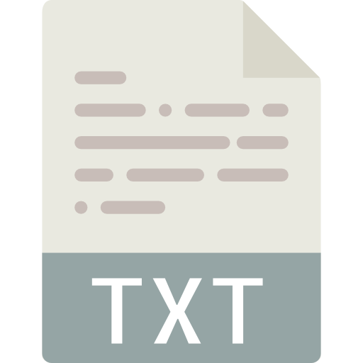 An image of an TXT file.